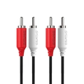 Cabo de Audio 2 Rca m para 2 Rca m - 2 Mts - P2r-2