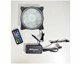 Kit Cooler Fan K-MEX ARGB AASA, 3x120mm, controladora + controle - AASAK136APPCB0X