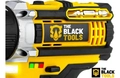 Parafusadeira E Furadeira Impacto The Black Tools Tb-21pw 3/8 Cor Amarelo Frequência 50/60 Hz