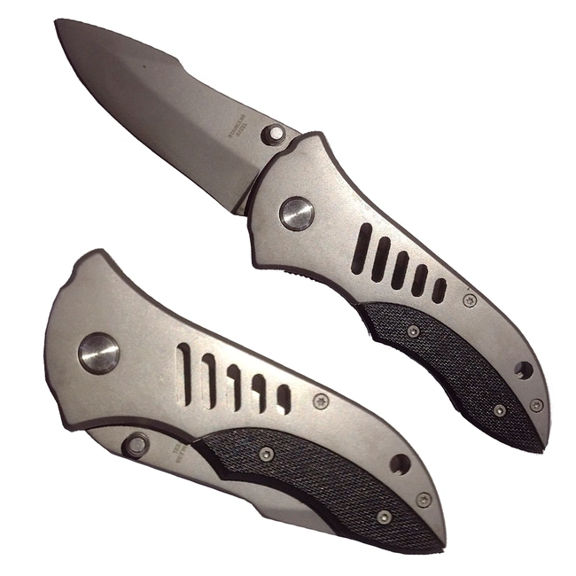 Canivete Metal Detalhe Preto no Cabo (HZ-06-1250)