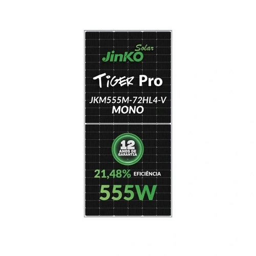 Modulo Solar Jinko 555w Tiger Pro Jkm555m-72hl4-v 144 Cells Mono - 620 Un/cntr