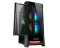Gabinete Gamer Cougar Duoface RGB, Vidro Temperado, E-ATX, 3x Fans ARGB, Preto, 385ZD10.0001