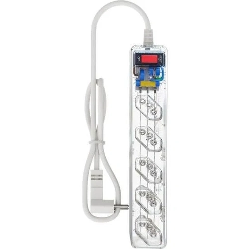 Filtro De Linha Clamper Com Proteção Dps 3p Energia 5 Tomadas Transparente - 84876