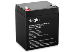 Bateria Selada de Chumbo Vrla 12v 4,5ah, Terminal F1