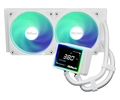 Water Cooler Asrock Challenger White 240 Digital Branco 240mm Argb Com Display