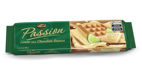 Bolacha Passion Limão Com Chocolate Branco 80g