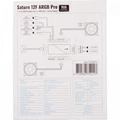 Kit 3 Coolers Aerocool Saturn 12 Pro Argb + Hub + Controle