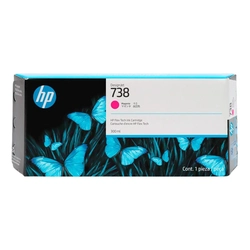 Cartucho De Tinta Hp 738 Magenta Pluk 300ml - 676m7a