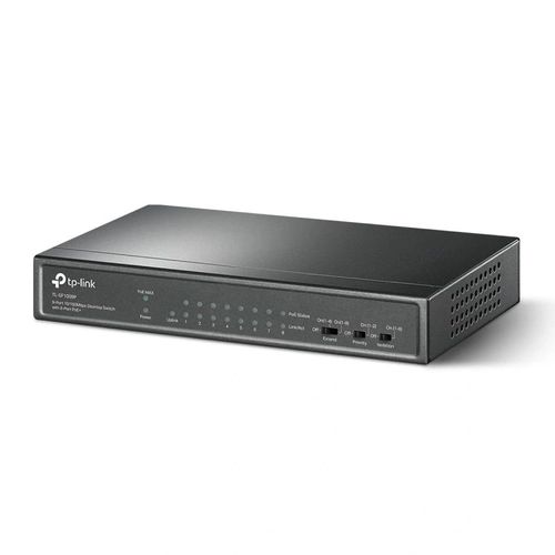 Switch Poe 9 Portas Fast 10/100 (8 Portas Poe+) Tl-sf1009p Smb