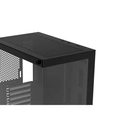 Gabinete Gamer Fortrek Crystal Mid Tower Preto