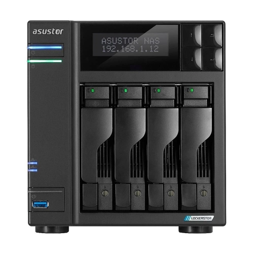 Storage NAS Asustor  AS6704T - 4 Baias (Lockerstor 4 Gen2 Intel Celeron N5105 4GB DDR4 Sem Disco)