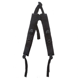 Suspensório RK Com Bolsos Preto (Velcro )