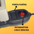 Filtro De Linha 6 Tomadas Pp 3x0,75 Comprimento 1Metro Preto