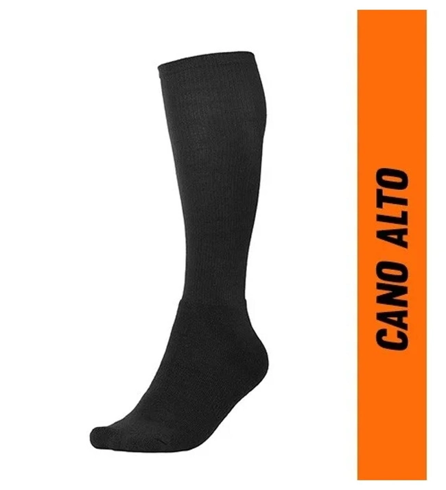 Meia High - Preta (Invictus)