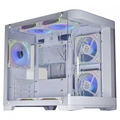 Gabinete Gamer K-Mex Aquario Curva White W1AG Branco - CGW1AGRH002CB0X