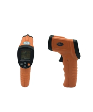 TERMÔMETRO INFRAVERMELHO DIGITAL TIPO PISTOLA PARA LABORATORIO -20ºC A 550ºC DT01-0123 D-TRON