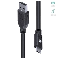 CABO USB TIPO C X USB A MACHO 2.0 1,8 METROS - C20UAM-2 - VINIK