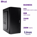 Computador B500 Quad Core I5 4570 3.20ghz Memória 8gb Ddr3 Ssd 256gb Fonte 200w Bivolt  Linux Ubuntu