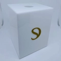 Caixa para descarpack 3 litros Preta - Logo alto relevo inicial ou desenho