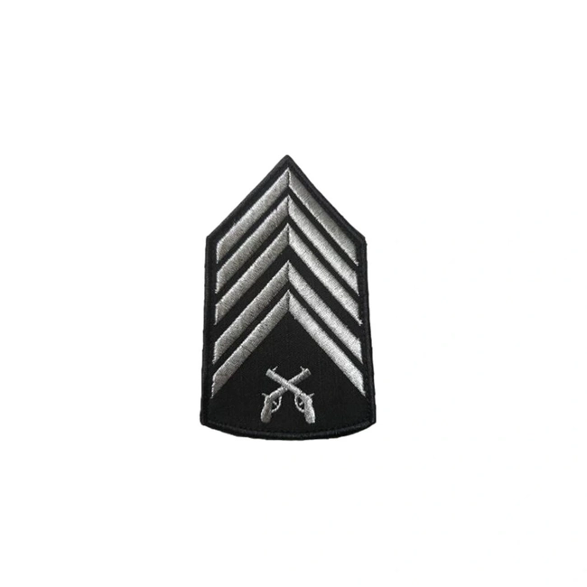 Divisa Bordada Preta - Polícia Militar (Par)