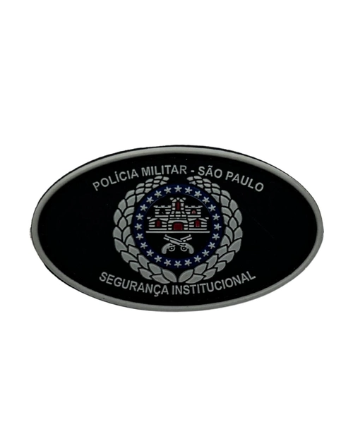 Breve emborrachado colorido- Segurança Institucional
