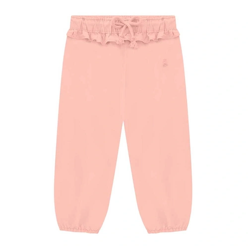 Calça Sarja Elastano Babado no Cós Somnii - Feminina