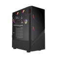 Gabinete Gamer Pcyes Set Black Vulcan - Gsbvpbr