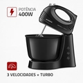 BATEDEIRA MONDIAL 400W B-44 3VEL. PRETA 220V