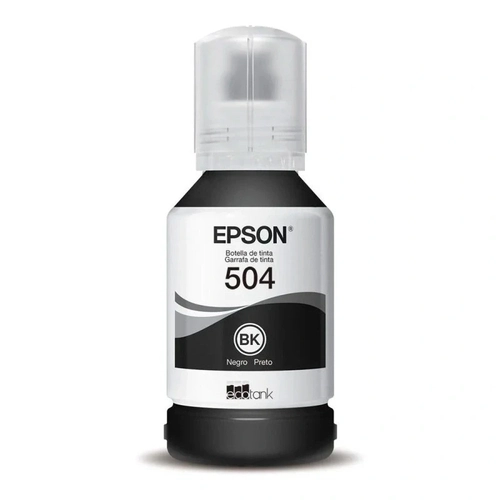 Refil De Tinta Epson T504 7.5k Preto - T504122-br