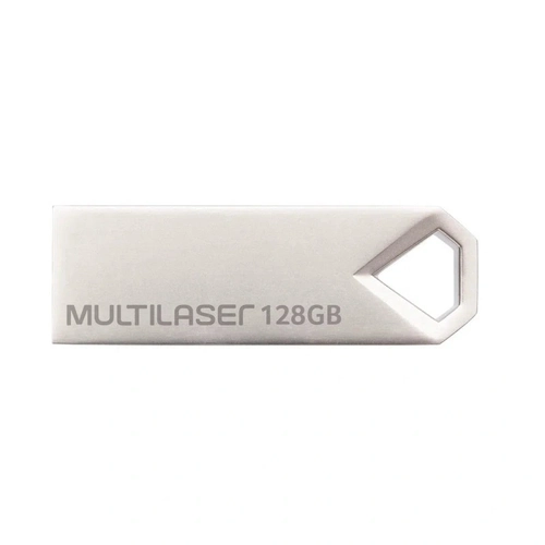 Pen Drive Multilaser Diamond 128gb Usb 2.0 Metalico - Pd853