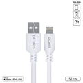 Cabo para Iphone Original Usb a 2.0 para Lightning Com Certificado Mfi 50 Cm Branco - Pualb-05