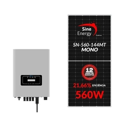 Gerador Solar Deye 15,12 Kwp Tri. 380v Fibromadeira (12k/560w)