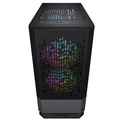 Gabinete Gamer Cougar MG140 AIR RGB, Mini Tower, Vidro Temperado, mATX, Black, Sem Fonte - 385JM80.0001
