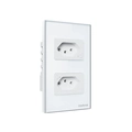 Tomada Dupla 10a Inteligente Wi-fi Ets 1002 Branco 4850064