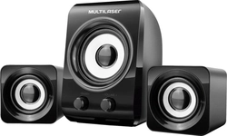 Caixa de Som Multimídia 2.1 8w+3w Rms Preto Sp172
