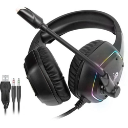Headset Gamer Fortrek Blackfire P2 + Usb Rgb Preto