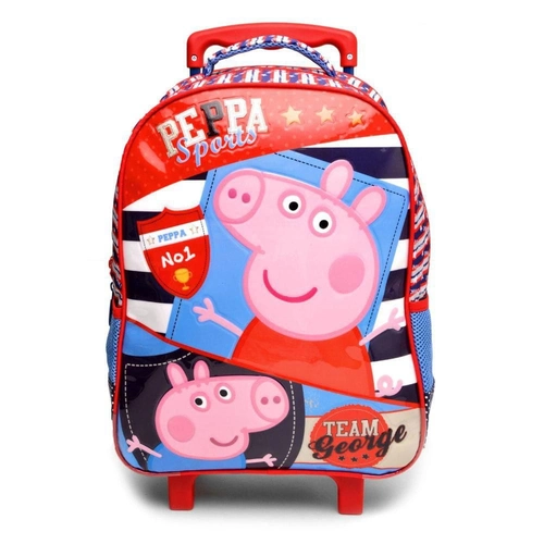 Mochila Escolar Infantil Peppa Pig Sports - Xeryus