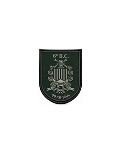 Brasão emborrachado 6º BPM/I (versão menor para colete modular)