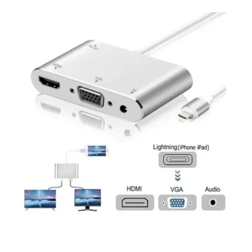 Adaptador Type-c P/ Hdmi E Vga - Xc-adp-20