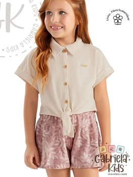 conjunto camisa com botões