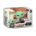 Boneco Funko Pop! Star Wars Mandalorian - Grogu Com Droidsmith