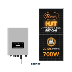 Gerador Edeltec Solar Deye 28,00 Kwp Tri. 220v Colonial (20k/700w Bifacial)