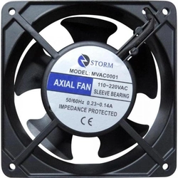 Microventilador Storm Mvac0001 120x120x38mm 110/220vac Preto