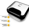 SANDUICHEIRA E GRILL PHILCO ACABAMENTO EM INOX PGR27A 750W PRETO