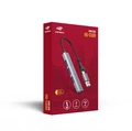Hub USB-C 3.0, 4 Portas, HU-C500GY C3Tech