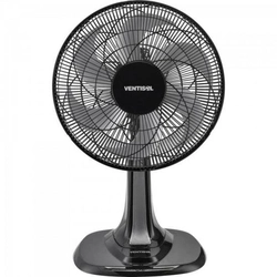 Ventilador De Mesa Ventisol Turbo 6 30cm Preto/cinza 127v