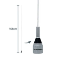 Kit Antena Móvel M-310 153cm para Tuning e Banda 6m + Suporte M-650 para Caminhonete – Alta Durabilidade
