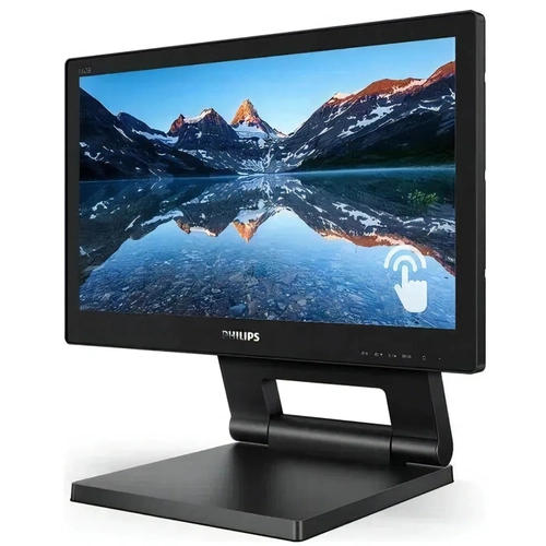 Monitor Philips 15,6 W-led Full Hd 75hz 4ms Hdmi Displayport Vga Usb Smoothtouch Vesa - 162b9t/fg
