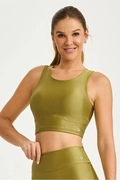 Top Cropped Trilobal Fit - Verde Pistache - Caju Brasil