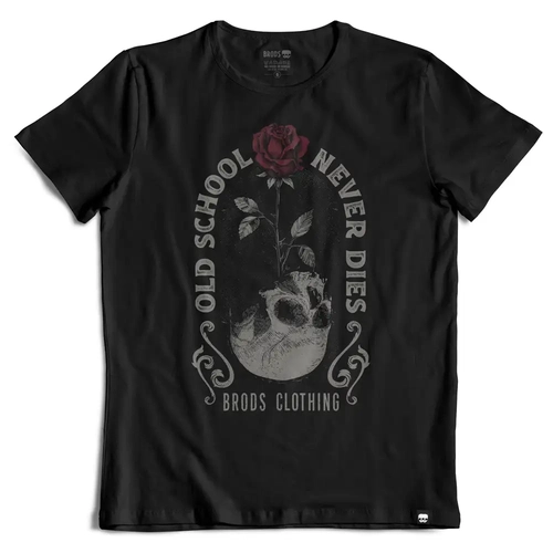 CAMISETA BRODS OLD SCHOOL NEVER DIES